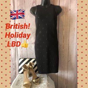 BRITISH!🇬🇧Women’s Dotted Neoprene Club/Party Dress👗